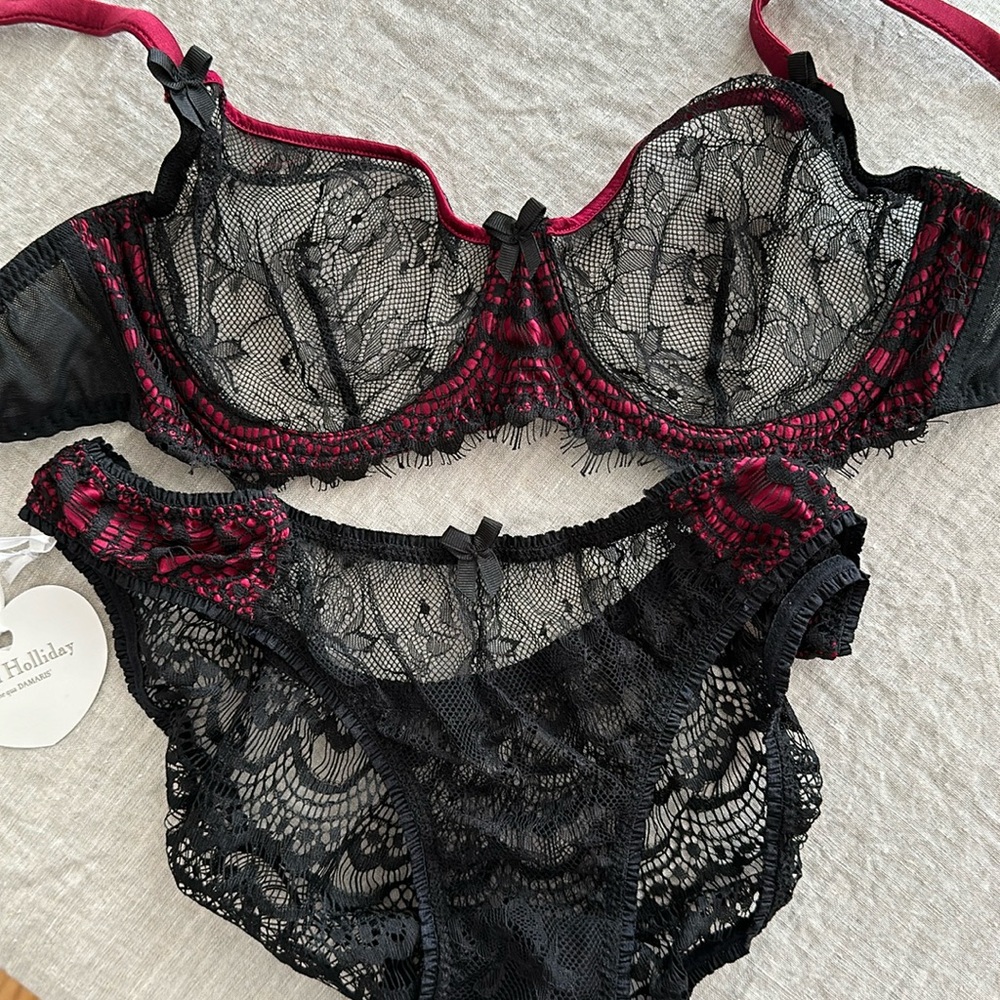 Bra and panties.